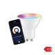 Inteligentná LED žiarovka GU10 s WiFi - 5,5 W, 400 lm, RGB + 3000-6500 K, diaľkové a hlasové ovládanie,