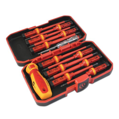 Súprava izolovaných skrutkovačov 13 kusov - SL, PH, PZ, T, 1000V, IEC 60900