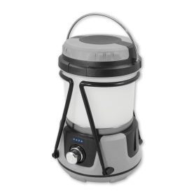   Prenosná kempingová batéria, 580 lm, 4000 mAh, nastaviteľný jas, skladacia základňa