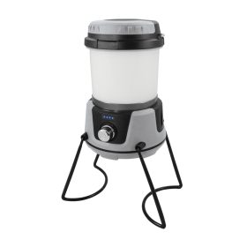   Prenosná kempingová batéria, 580 lm, 4000 mAh, nastaviteľný jas, skladacia základňa