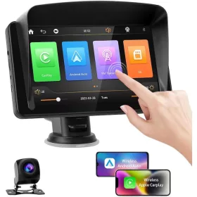   Bezdrôtový multimediálny systém v aute, zrkadlenie Apple CarPlay, Android Auto