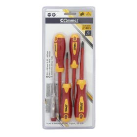   Súprava izolovaných skrutkovačov VDE, 5 ks, SL a PH, 1000 V, certifikát IEC 60900