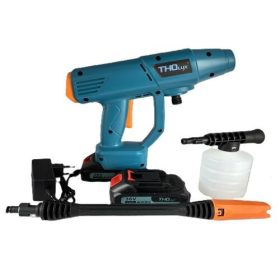   Akumulátorová vysokotlaková umývačka, prietok vody 6 l/min, 36 V batéria, akčný rádius 6-8 m