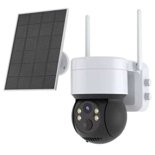 Inteligentná kamera ICSee WiFi so solárnym napájaním - Full HD, vonkajšie, nočné videnie, obojsmerný zvuk