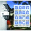 Inteligentná kamera ICSee WiFi so solárnym napájaním - Full HD, vonkajšie, nočné videnie, obojsmerný zvuk