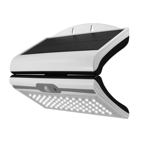 Solárna LED lampa moderného vzhľadu 4,5 W 420 lm, IP44, snímač pohybu 4000K