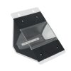 Solárny LED reflektor so senzorom - 3W, 200 lm, IP44, dekor + hlavné svetlo, 4000K,