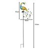 Solárne záhradné svetlo Peacock - 40 LED, IP44, súmrakový senzor, otočný panel