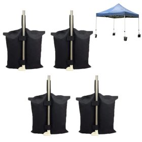  Sada záťažových vriec na piesok pre pavilón - 4 ks, zapínanie na suchý zips, nosnosť 25 kg
