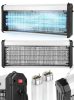 60W lapač hmyzu s UV svetlom - 3800V, 300 m2, 3x20W žiarivka, závesný