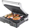 Kontaktný gril Deluxe, 2000 W, 3 funkcie, nastaviteľná grilovacia doska, nepriľnavý povrch