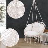 Függo Garden Macrame s párom, brazílske kreslo v boho štýle - béžová