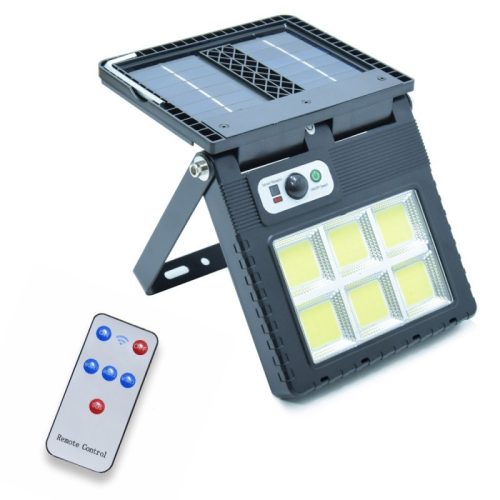 Dvojitý solárny LED reflektor so senzorom pohybu a diaľkovým ovládaním, 3 režimy