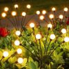 Solárna svetluška 2 x 10 LED guľôčková dekorácia, teplé biele svetlo, súmrak