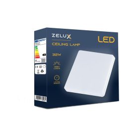Zelux led panel 32W namontovateľný štvorcový 6000K