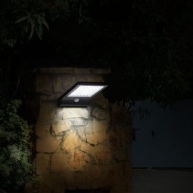   Solárne nástenné svietidlo - solárne napájanie, snímač pohybu, vonkajšie LED osvetlenie