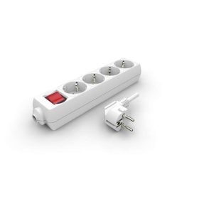 Predlžovací kábel 4 zásuvky 3 m s vypínačom