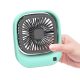Stolný mini ventilátor s nabíjaním cez USB, 2 rýchlosti, kompaktný dizajn