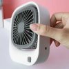 Stolný mini ventilátor s nabíjaním cez USB, 2 rýchlosti, kompaktný dizajn