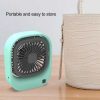 Stolný mini ventilátor s nabíjaním cez USB, 2 rýchlosti, kompaktný dizajn