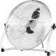 Podlahový ventilátor 100 W s povrchovou úpravou z nehrdzavejúcej ocele, priemer 45 cm, 3 rýchlosti, tichý,