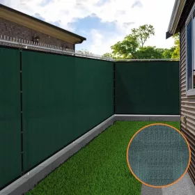   Tieniaca sieť zelená - 1,5 x 10 m, 98% pokrytie, 200 g/m2, odolná voči UV žiareniu