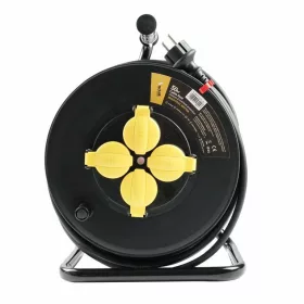   Priemyselný káblový bubon 50m, 4 zásuvky, 16A, IP44, kábel s gumovou izoláciou H07RN-F 3x1,5mm²