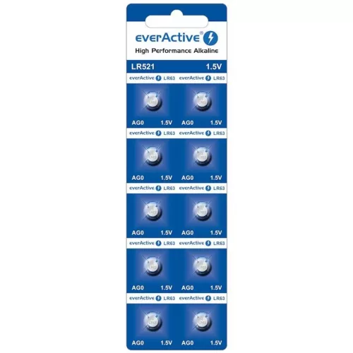 everActive AG0 / LR521 Alkáli Gombelem B10