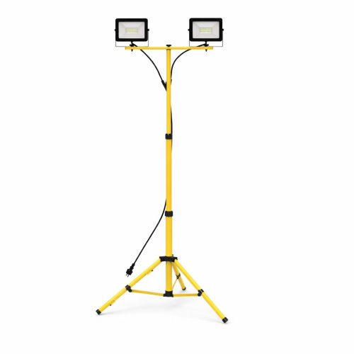 Állványos LED reflektor szett 2x30W, 13200 lm, 4000K, IP65, állítható tripod