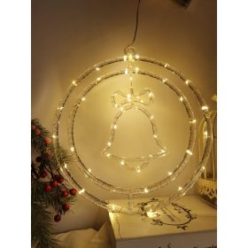 Modee Karácsonyi LED Dekoráció Ablakra Elemes C3008