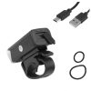 LED kerékpárlámpa szett, első és hátsó lámpa, USB-s, vízálló, akkumulátoros