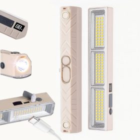   Akkus, mágneses LED munkalámpa, hideg/meleg fényű, IP65 védelemmel, dimmelhető