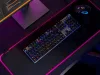 RGB világítású gamer egérpad XL méret, USB-s, csúszásmentes, 11 fényhatással