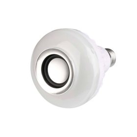   RGB LED izzó beépített Bluetooth hangszóróval és távirányítóval, E27 foglalat,