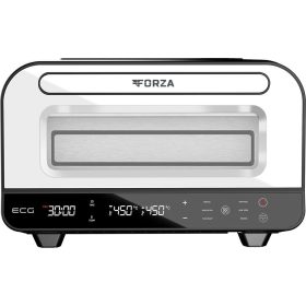   Forza Professzionális Pizzasütő Otthonra, 450 °C, 5 automata program, 1850W,