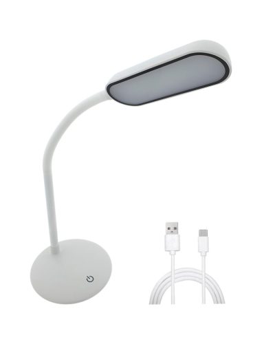 Vezeték nélküli LED asztali lámpa, érintős, dimmelhető, USB-C, 3 fényerő fokozat