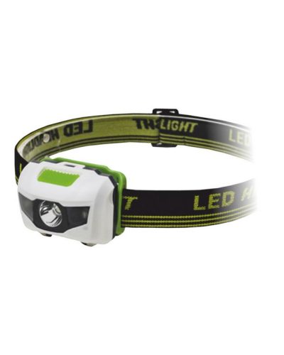 3W LED fejlámpa LED, max 80m hatótáv, 3xAAA