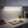LED pult alá világítás T5 8W, 800 lumen, 4000K, 57cm, összeköthető szekrénylámpa