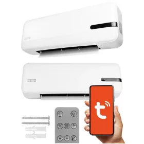   Légfüggöny okos Wifi fűtés energiatakarékos oszcilláció funkció + távirányító