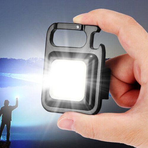 Multifunkčné mini COB LED svetlo - USB, kľúčenka, otvárač na fľaše, magnetické