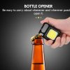 Multifunkčné mini COB LED svetlo - USB, kľúčenka, otvárač na fľaše, magnetické