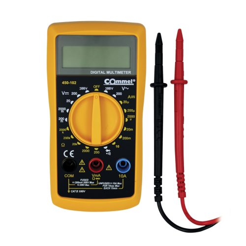 Digitálny multimeter - CAT III, meranie napätia, prúdu a odporu