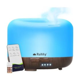   Led aróma difuzér s diaľkovým ovládaním 4v1 aromaterapia odparovač, vôňa difuzér