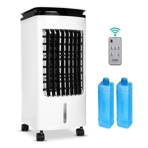 Prenosný mobilný ochladzovač vzduchu 4 v 1 s chladením, zvlhčovaním, časovačom 80W