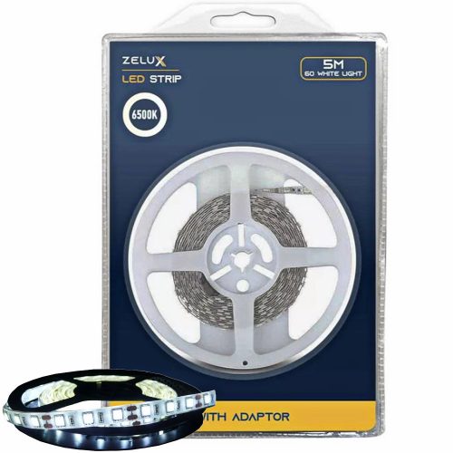 Zelux LED pásik - 12W/m 6500K IP65, 5050