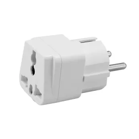   Univerzálny cestovný adaptér, 10 A, 250 V, so zásuvkou Schuko