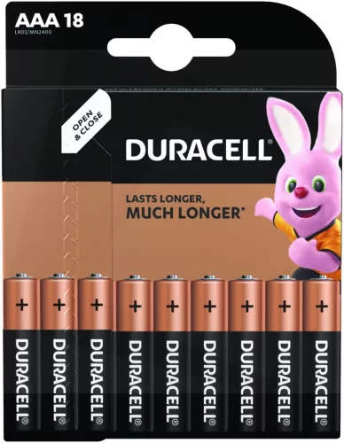 Duracell Basic Alkáli tartós mikro elem AAA (MN2400) B18
