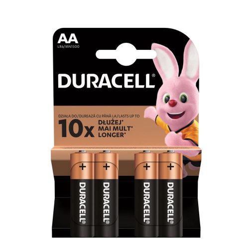 Duracell Basic alkalická tužková batéria AA (MN1500) LR6 (1,5 V) B4