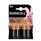 Duracell Basic alkalická tužková batéria AA (MN1500) LR6 (1,5 V) B4