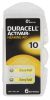 Duracell batéria do načúvacích prístrojov DA10 0%Hg (1,45V) B6